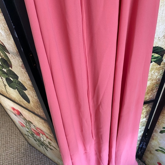 WAYF coral inner strong tie floor length dress - Picture 3 of 5